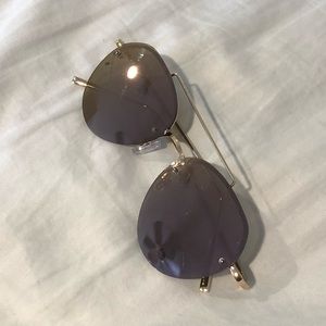 Pink Reflective sunglasses